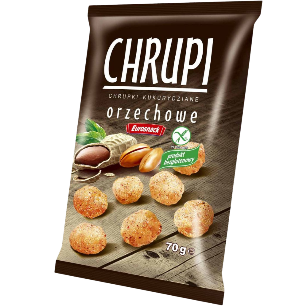 Chrupki kukurydziane Chrupi o smaku orzechowym opakowanie 70g