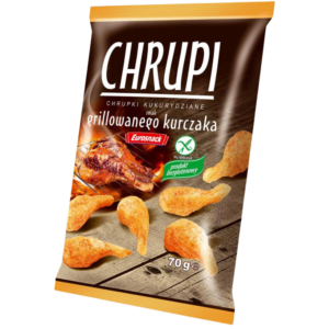 Chrupki kukurydziane Chrupi o smaku grillowanego kurczaka opakowanie 70g