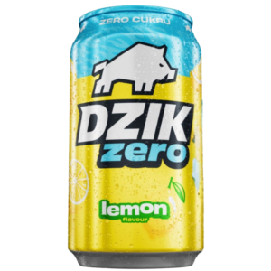 Napój gazowany WK Dzik Zero Bezkofeinowy Lemon cytryna puszka 330ml