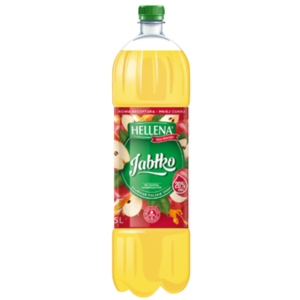 Napój niegazowany Hellena o smaku jabłkowym butelka 1,75l