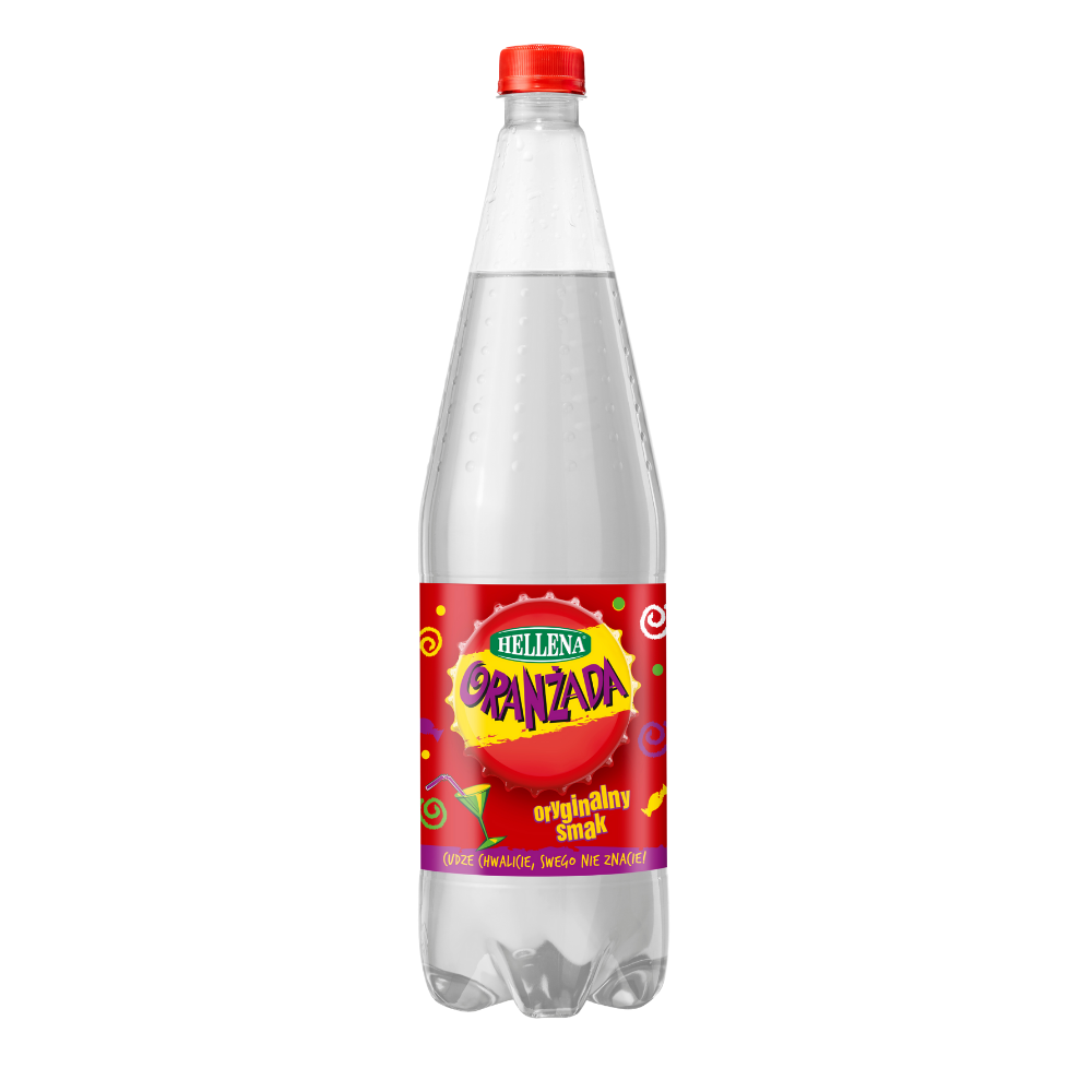 Hellena oranżada biała 1,25l napój gazowany Colian