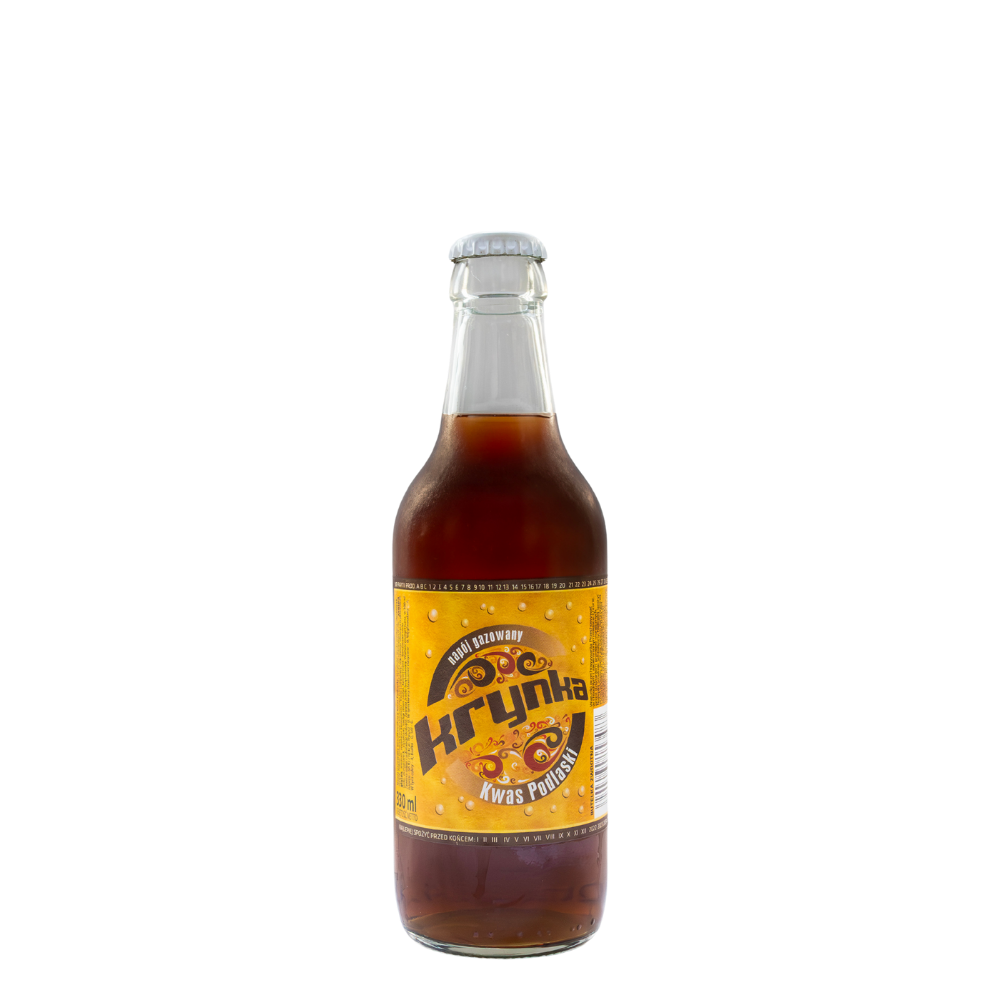 Krynka oranżada kwas podlaski szkło 330ml napój tradycyjny butelka