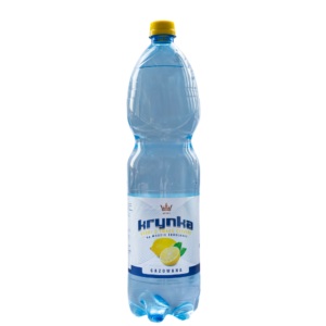 Krynka woda smakowa cytrynowa 1,5l napój gazowany niskokaloryczny