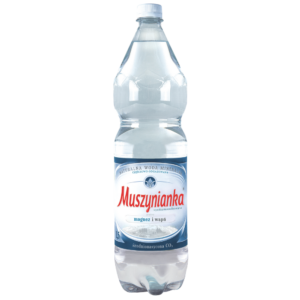 Woda mineralna Muszynianka średnionasycona niebieska butelka 1,5l