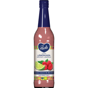 Syrop Paola do lemoniady malina z limonką butelka 430ml