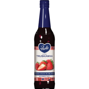 Syrop Paola o smaku truskawkowym butelka 430ml