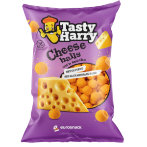Chrupki kukurydziane Tasty Harry o smaku serowym opakowanie 100g