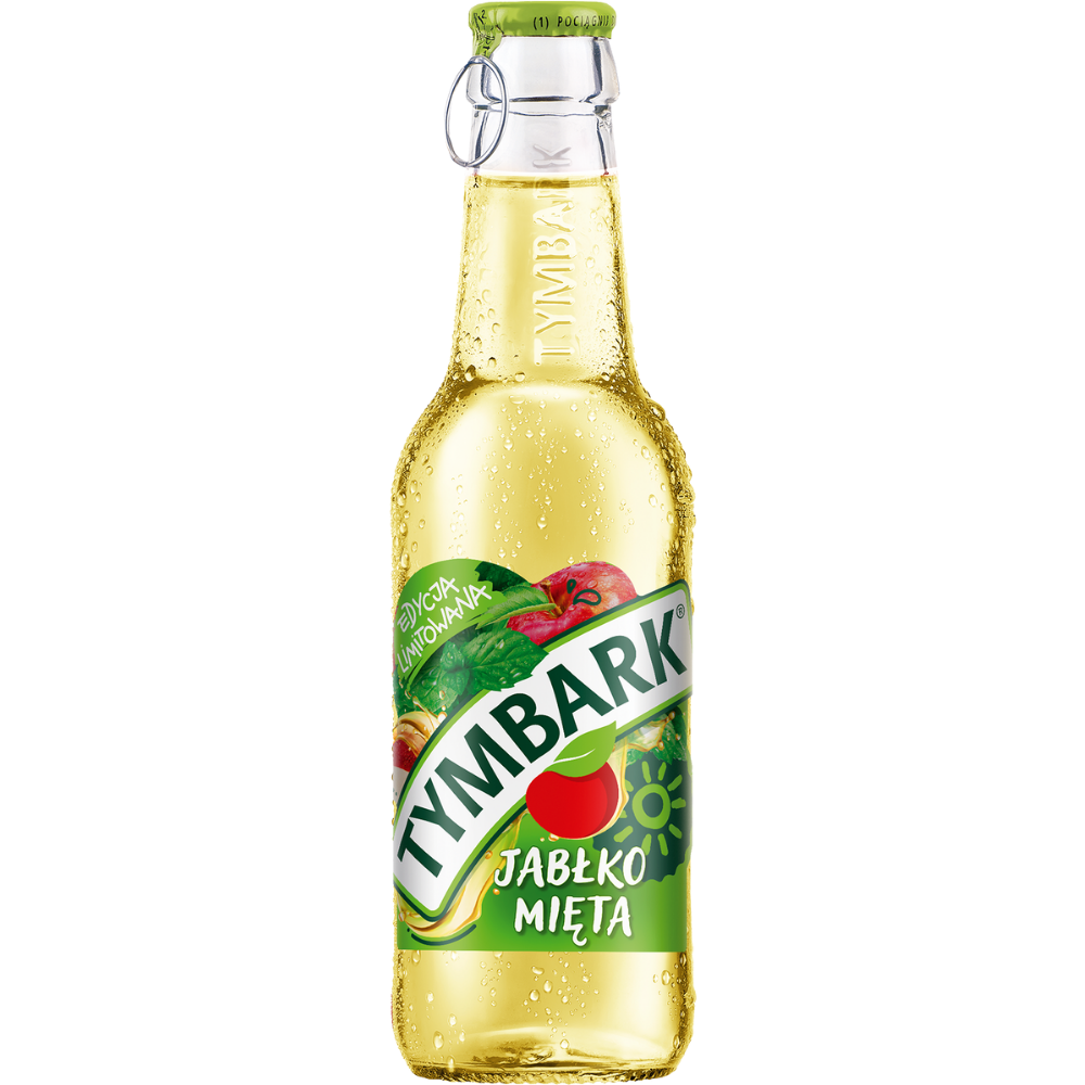 napój tymbark jabłko mięta szklana butelka sprzedaż hurtowa