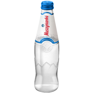 Woda mineralna Muszynianka w szklanej butelce 300ml
