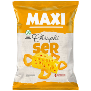 Chrupki kukurydziane Maxi o smaku serowym paczka 130g