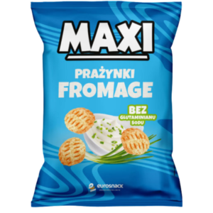 Prażynki Maxi o smaku fromage śmietankowo-ziołowe paczka 110g