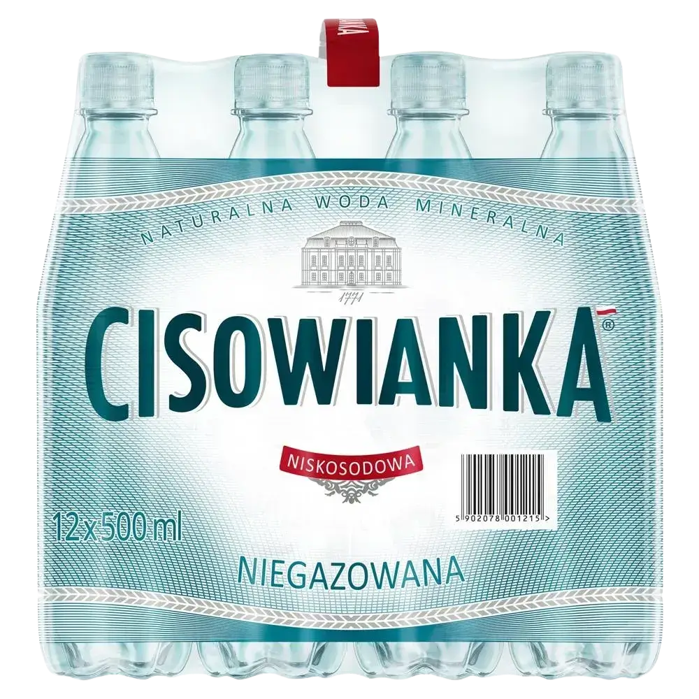 CISOWIANKA WODA 0,5L NIEGAZOWANA