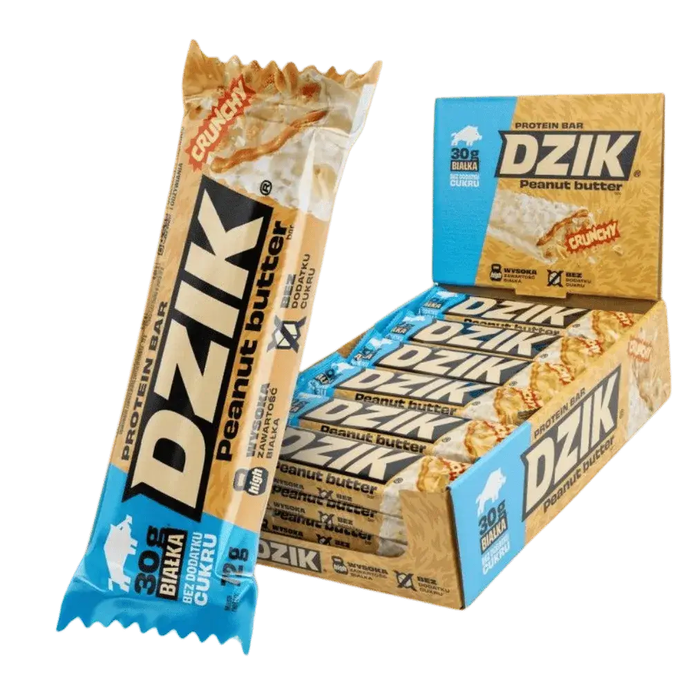DZIK PROTEIN BAR WHITE PEANUT BUTTER 72g