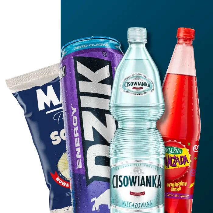 Dystrybutor marek Eurosnack, Dzik, Cisowianka, Hellena – CIOKPOL Szczytno